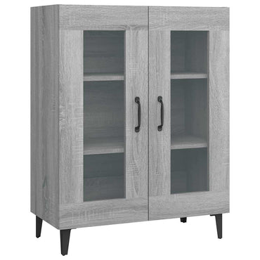 vidaXL Buffet en aggloméré gris chêne sonoma 69,5x34x90 cm