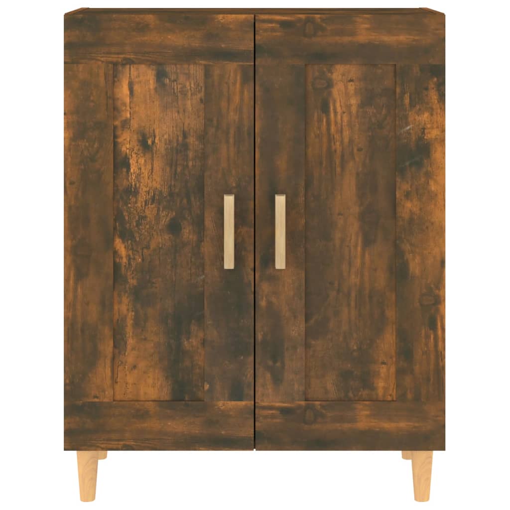 vidaXL Sideboard Räuchereiche 69,5x34x90 cm Holzwerkstoff