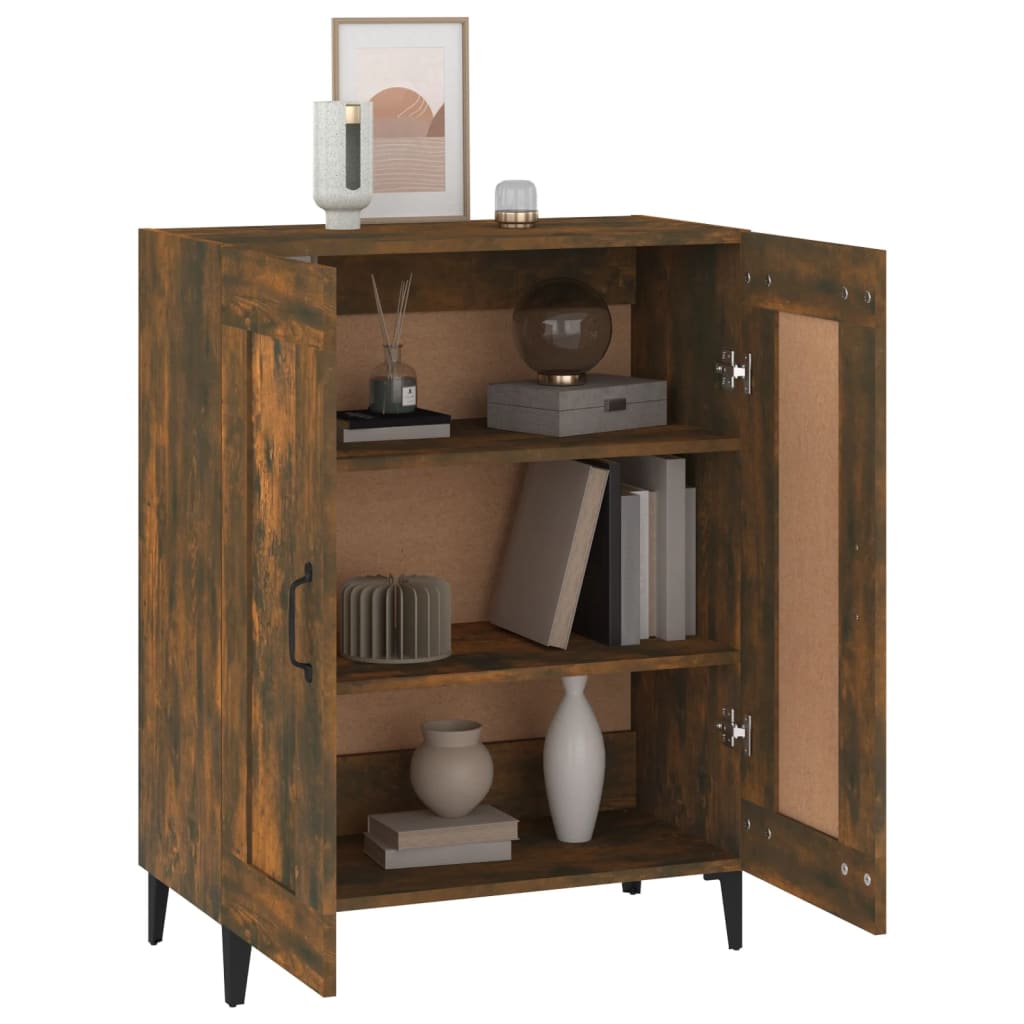 vidaXL Buffet chêne fumé 69,5x34x90 cm Bois d'ingénierie