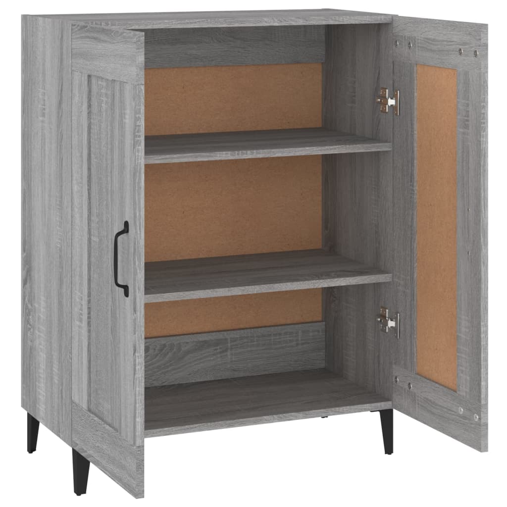 vidaXL Sideboard Grau Sonoma 69,5x34x90 cm Holzwerkstoff