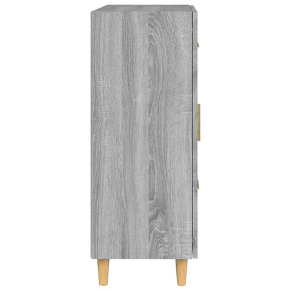 vidaXL Buffet en aggloméré gris chêne sonoma 69,5x34x90 cm