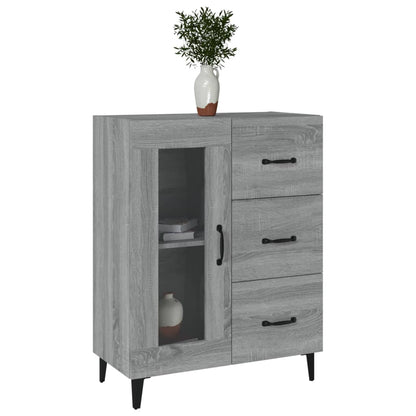 vidaXL Sideboard Grau Sonoma 69,5x34x90 cm Holzwerkstoff