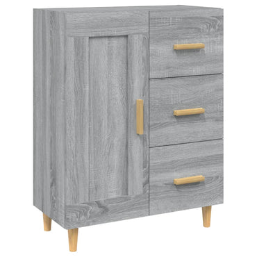 vidaXL Buffet en aggloméré gris chêne sonoma 69,5x34x90 cm