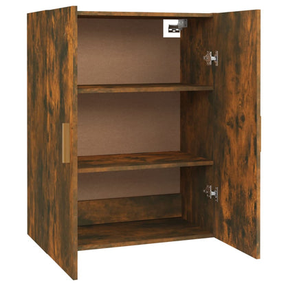 vidaXL Meuble haut chêne fumé 69,5x34x90 cm