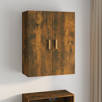 vidaXL Meuble haut chêne fumé 69,5x34x90 cm