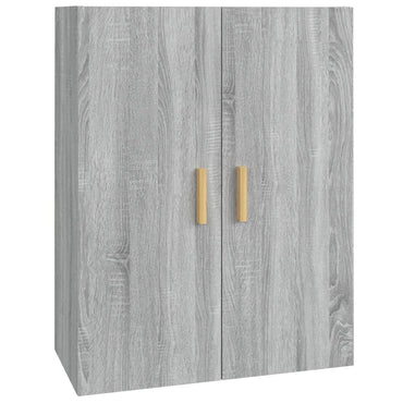 vidaXL Meuble haut gris Sonoma 69,5x34x90 cm