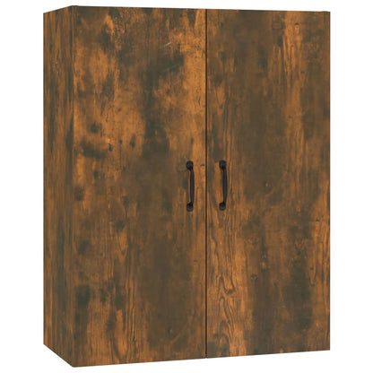 vidaXL Armoire murale chêne fumé 69,5x34x90 cm bois d'ingénierie