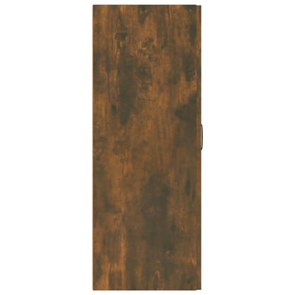 vidaXL Armoire murale chêne fumé 69,5x34x90 cm bois d'ingénierie