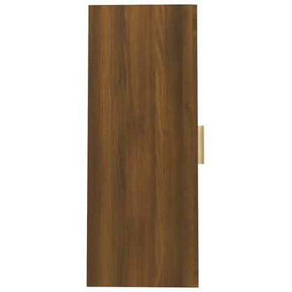vidaXL Armoire murale aspect chêne marron 69,5x34x90 cm