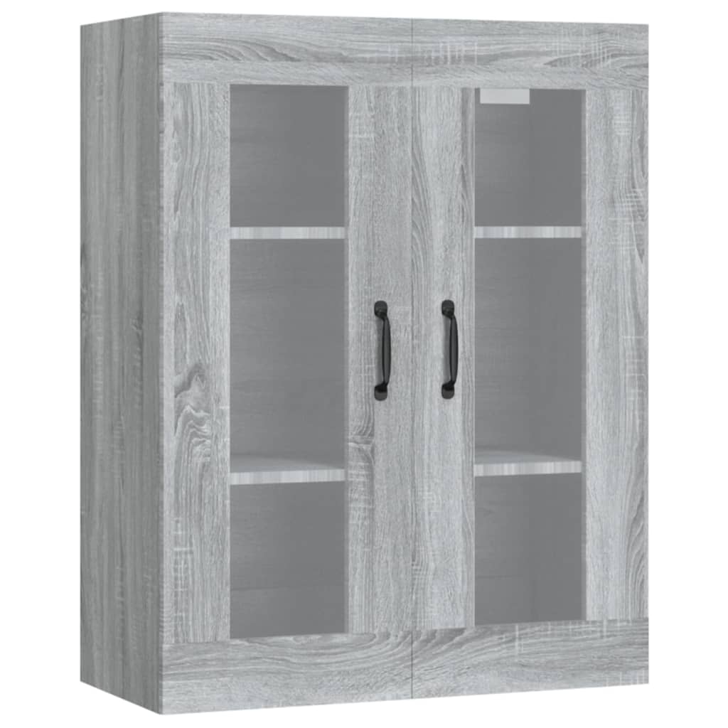 vidaXL Meuble haut gris Sonoma 69,5x34x90 cm