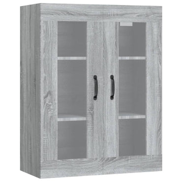 vidaXL Meuble haut gris Sonoma 69,5x34x90 cm