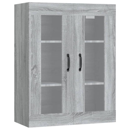 vidaXL Meuble haut gris Sonoma 69,5x34x90 cm