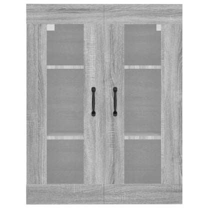 vidaXL Meuble haut gris Sonoma 69,5x34x90 cm