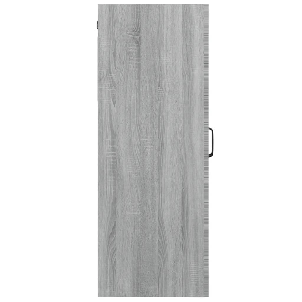 vidaXL Meuble haut gris Sonoma 69,5x34x90 cm