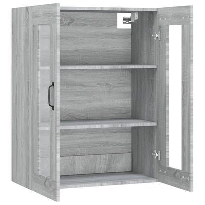 vidaXL Meuble haut gris Sonoma 69,5x34x90 cm