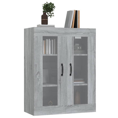 vidaXL Meuble haut gris Sonoma 69,5x34x90 cm