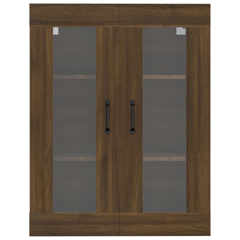 vidaXL Armoire murale aspect chêne marron 69,5x34x90 cm
