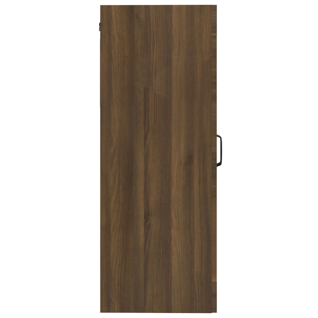 vidaXL Armoire murale aspect chêne marron 69,5x34x90 cm