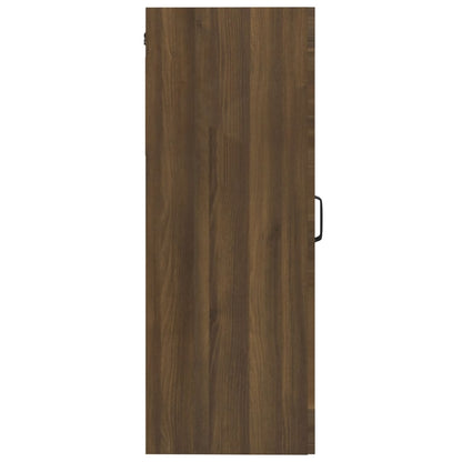 vidaXL Armoire murale aspect chêne marron 69,5x34x90 cm
