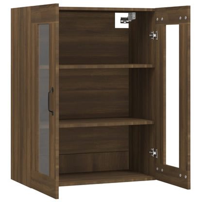 vidaXL Armoire murale aspect chêne marron 69,5x34x90 cm