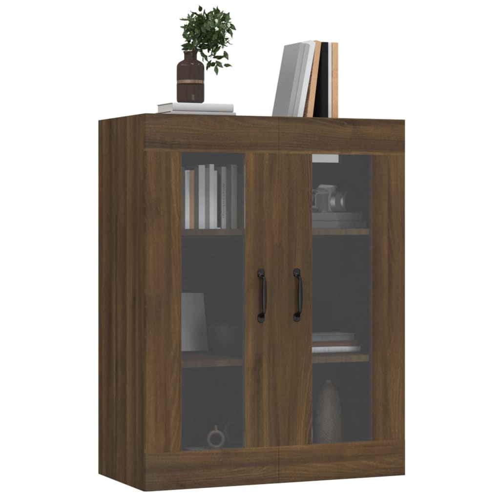 vidaXL Armoire murale aspect chêne marron 69,5x34x90 cm