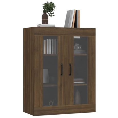 vidaXL Armoire murale aspect chêne marron 69,5x34x90 cm