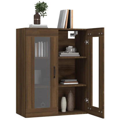 vidaXL Armoire murale aspect chêne marron 69,5x34x90 cm