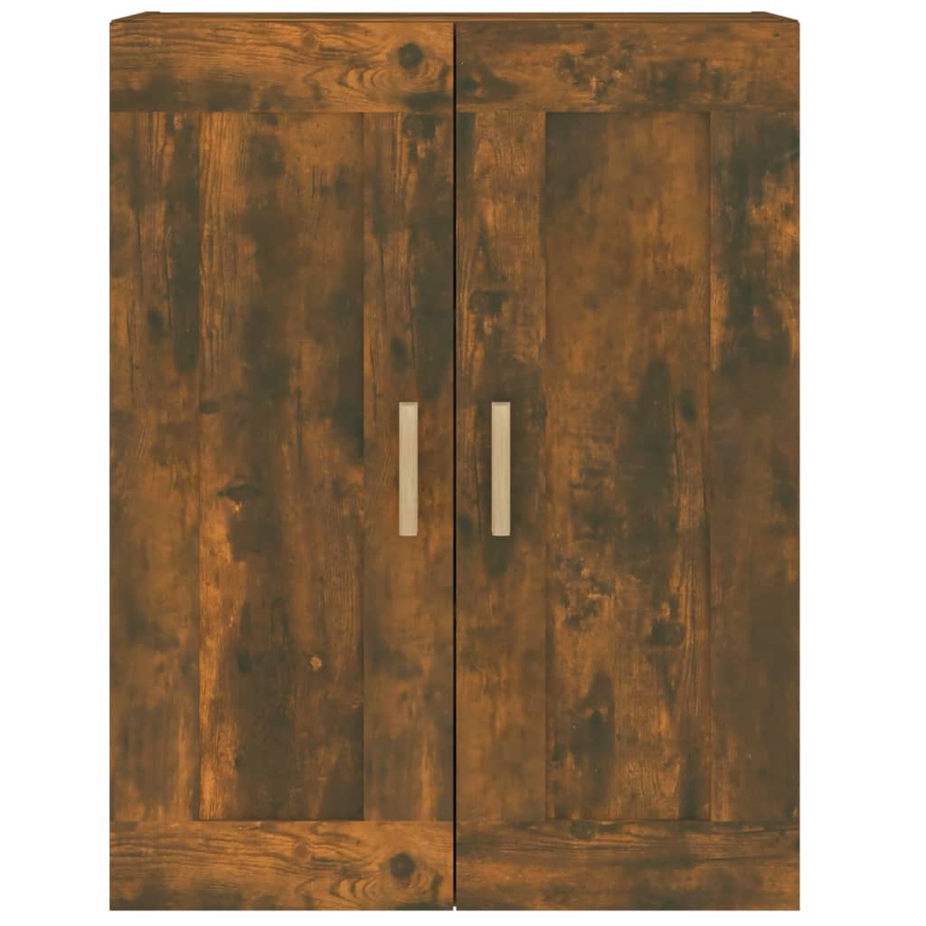 vidaXL Wandschrank Räuchereiche 69,5x32,5x90 cm Holzwerkstoff