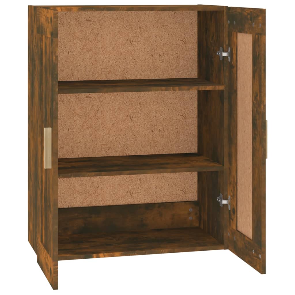 vidaXL Wandschrank Räuchereiche 69,5x32,5x90 cm Holzwerkstoff