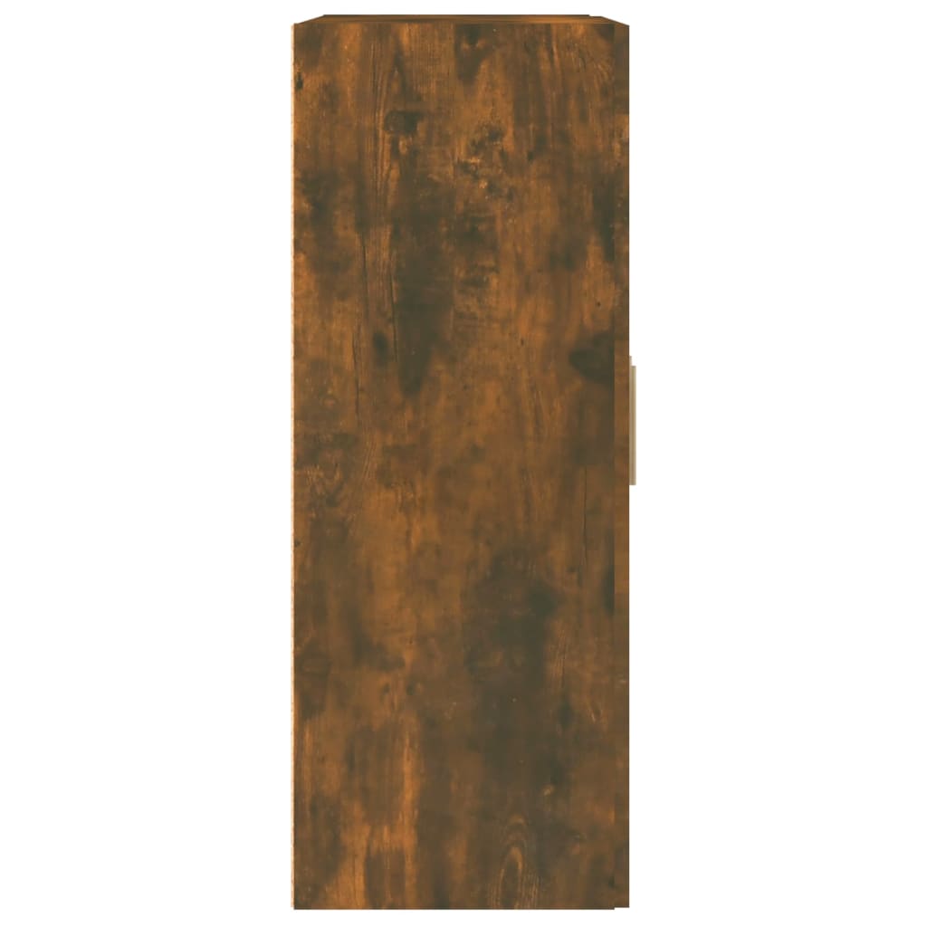 vidaXL Wandschrank Räuchereiche 69,5x32,5x90 cm Holzwerkstoff