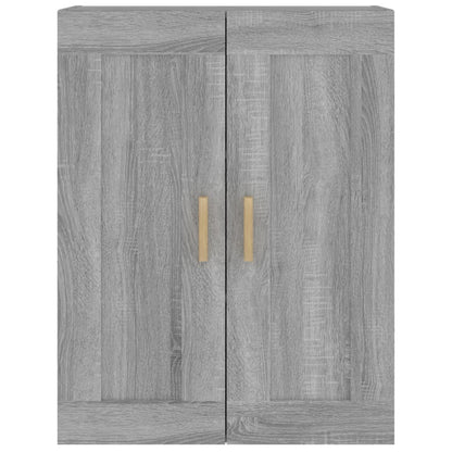 vidaXL Wandschrank Grau Sonoma 69,5x32,5x90 cm Holzwerkstoff
