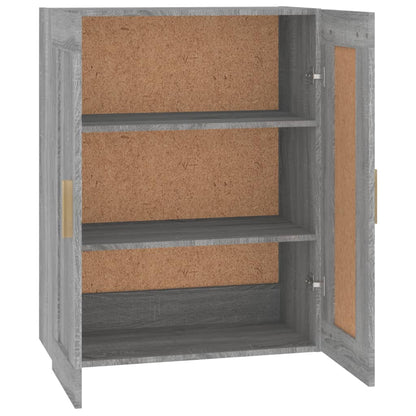 vidaXL Wandschrank Grau Sonoma 69,5x32,5x90 cm Holzwerkstoff