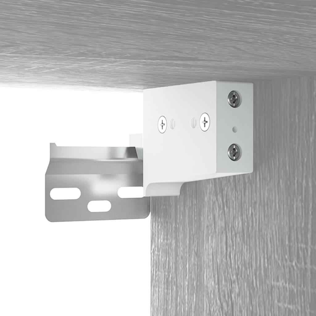 vidaXL Wandschrank Grau Sonoma 69,5x32,5x90 cm Holzwerkstoff