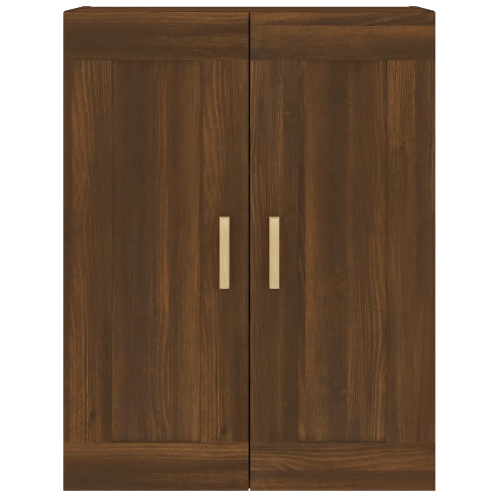 vidaXL Wandschrank Braun Eichen-Optik 69,5x32,5x90 cm Holzwerkstoff