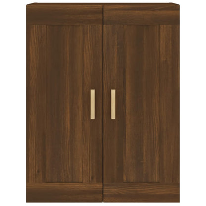 vidaXL Wandschrank Braun Eichen-Optik 69,5x32,5x90 cm Holzwerkstoff