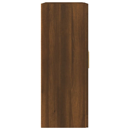 vidaXL Wandschrank Braun Eichen-Optik 69,5x32,5x90 cm Holzwerkstoff