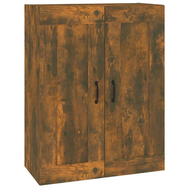 vidaXL Meuble haut chêne fumé 69,5x32,5x90 cm