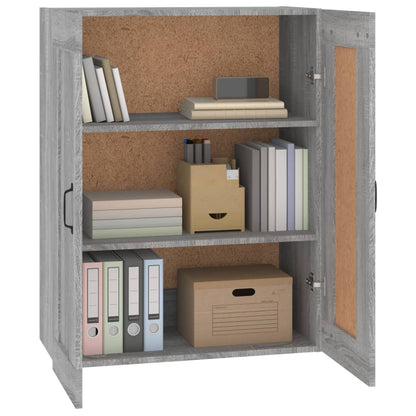 vidaXL Hängeschrank Grau Sonoma 69,5x32,5x90 cm