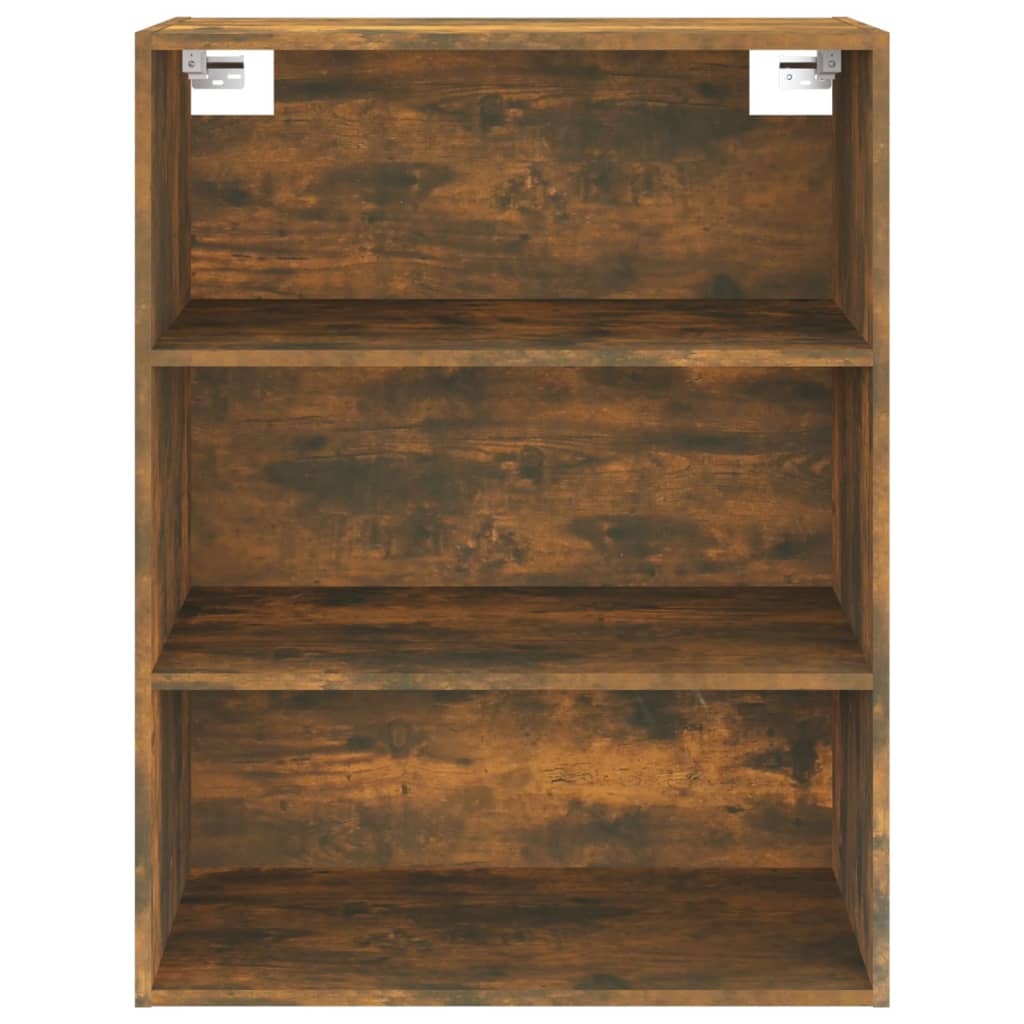 vidaXL Meuble haut chêne fumé 69,5x32,5x90 cm