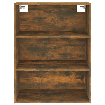 vidaXL Meuble haut chêne fumé 69,5x32,5x90 cm