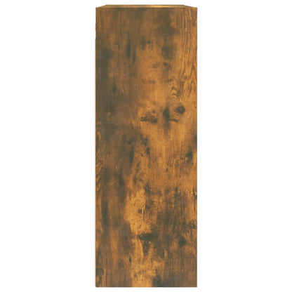 vidaXL Meuble haut chêne fumé 69,5x32,5x90 cm