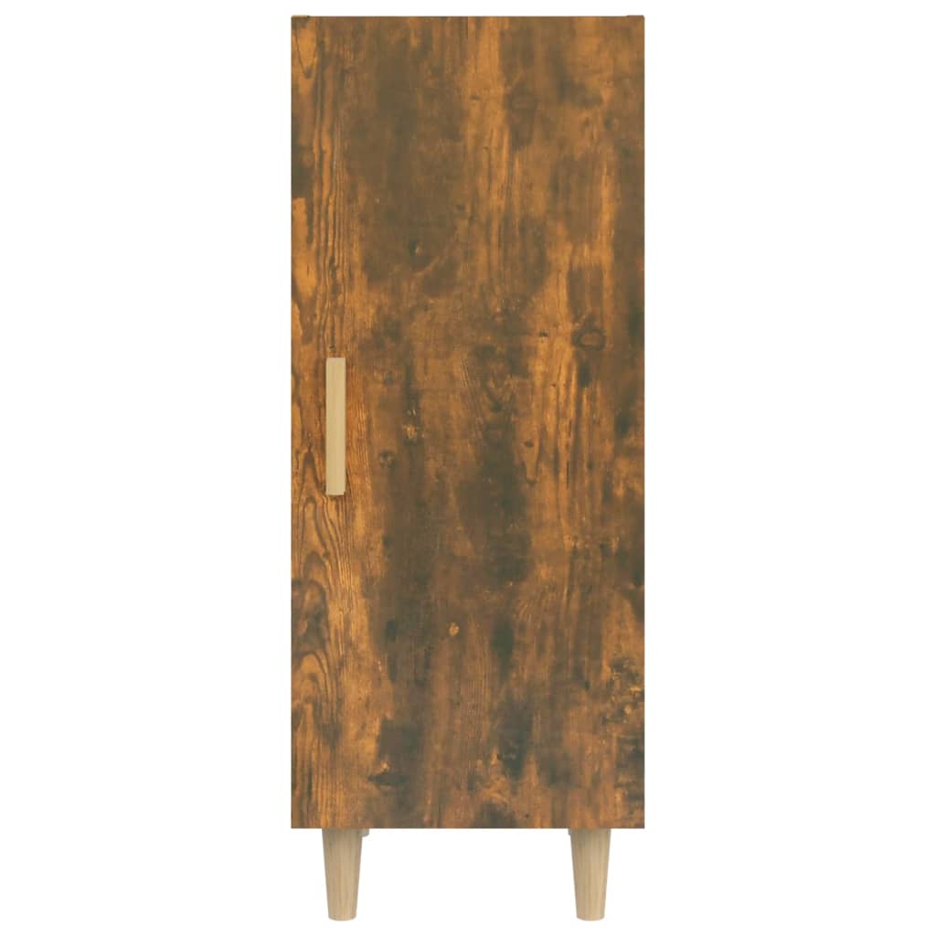 vidaXL Sideboard Räuchereiche 34,5x34x90 cm Holzwerkstoff