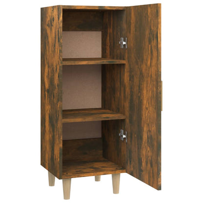 vidaXL Sideboard Räuchereiche 34,5x34x90 cm Holzwerkstoff