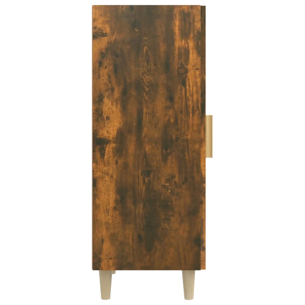 vidaXL Sideboard Räuchereiche 34,5x34x90 cm Holzwerkstoff