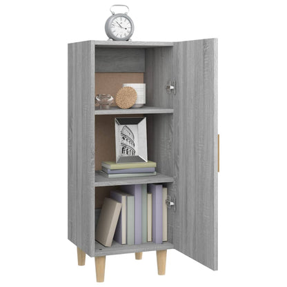 vidaXL Bahut gris Sonoma 34,5x34x90 cm Bois d'ingénierie