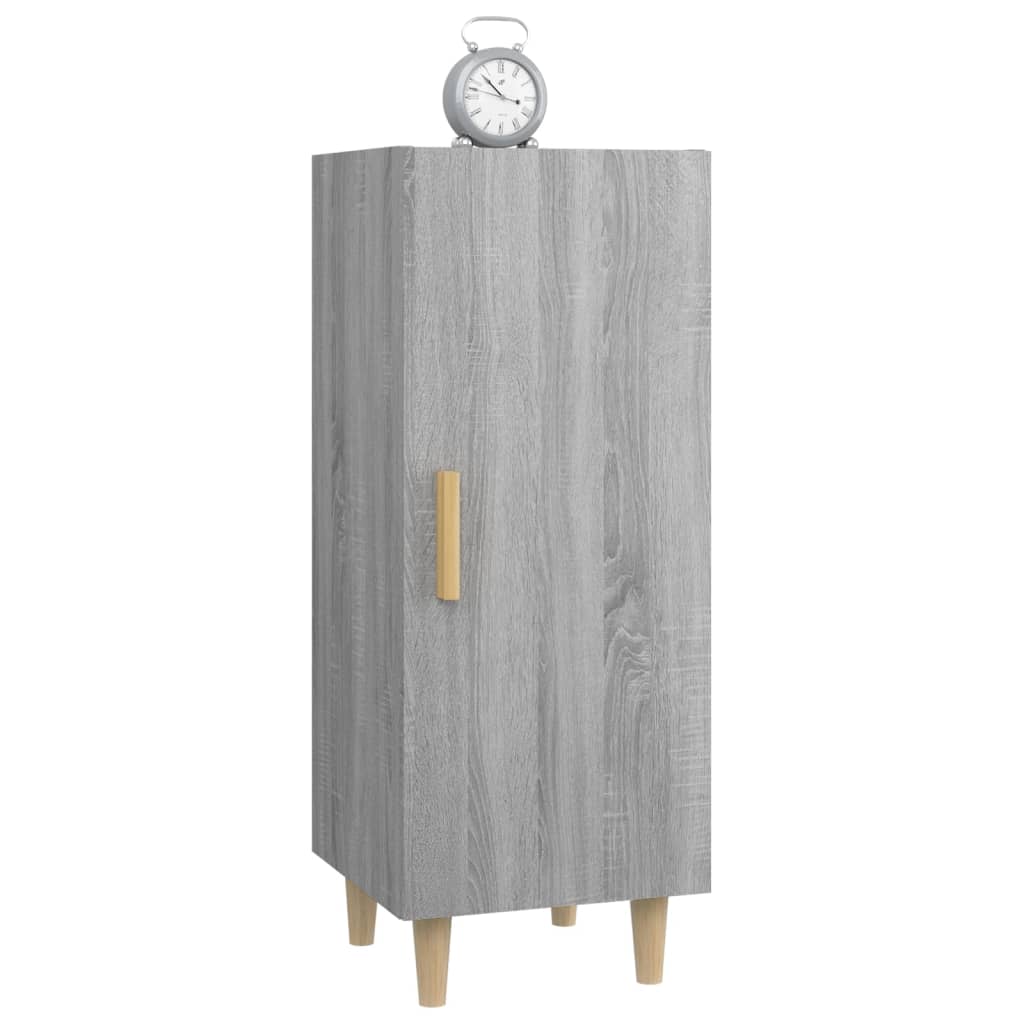 vidaXL Bahut gris Sonoma 34,5x34x90 cm Bois d'ingénierie