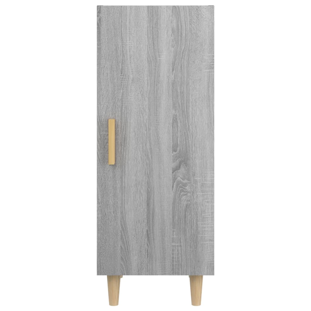 vidaXL Bahut gris Sonoma 34,5x34x90 cm Bois d'ingénierie
