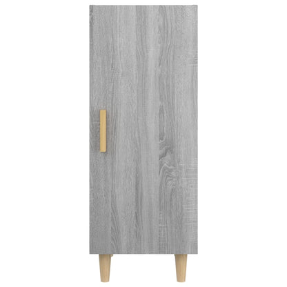 vidaXL Bahut gris Sonoma 34,5x34x90 cm Bois d'ingénierie
