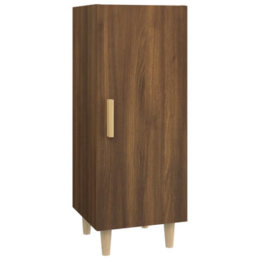 vidaXL Commode Effet chêne marron 34,5x34x90 cm Bois d'ingénierie