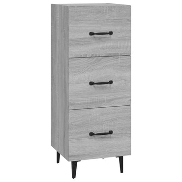 vidaXL Bahut gris Sonoma 34,5x34x90 cm Bois d'ingénierie